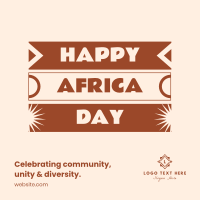 Africa Day! Instagram Post
