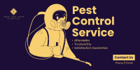 Pest Control Service Twitter Post