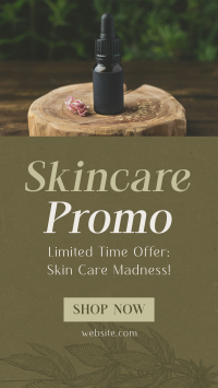 Skincare Promo CBD  YouTube Short Design