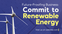 Commit to Renewable Energy Animation