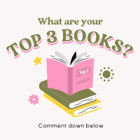 Cute Favorite Books Instagram Post Image Preview