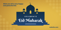 Celebrate Eid Mubarak Twitter Post