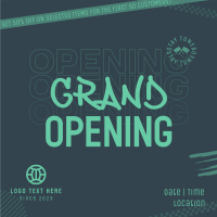 Street Grand Opening Instagram Post Design