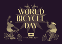 World Bike Day Postcard