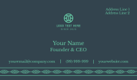 Bohemian Business Card