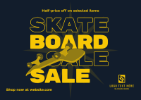 Skate Sale Postcard