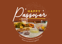 Passover Dinner Postcard