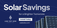 Solar Savings Twitter Post