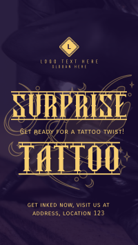 Tattoo Studio Promo Instagram Reel Design