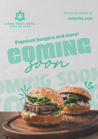 Burgers & More Coming Soon Flyer