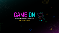 Neon Game Stream YouTube Banner