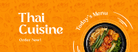 Thai Cuisine Facebook Cover