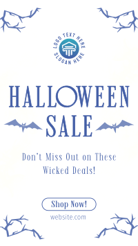 Spooky Sale Halloween Facebook Story Design