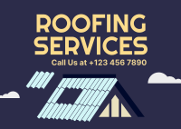 Residential Roof Repair Postcard