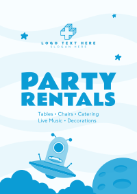 Party Rentals For Kids Poster