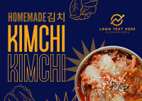 Homemade Kimchi Postcard Design