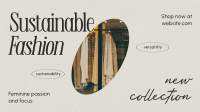 Clean Minimalist Sustainable Fashion Animation