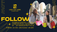 Awesome Follow Us Friday Animation