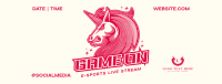 Unicorn Gaming Livestream Facebook Cover Image Preview