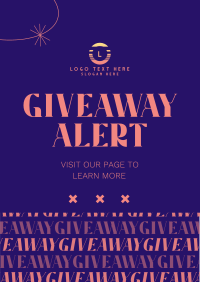 Giveaway Alert Flyer