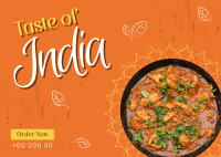 Taste of India Postcard