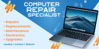 Computer Repair Specialist Twitter Post