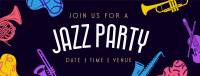 Groovy Jazz Party Facebook Cover