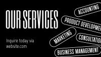 Minimalist Services Facebook Event Cover