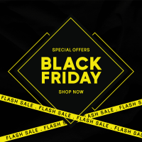 Black Friday Flash Sale Instagram Post