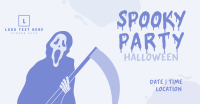 Spooky Party Facebook Ad