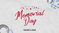 Memorial Day Doodle Video