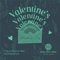 Valentine's Envelope Instagram Post