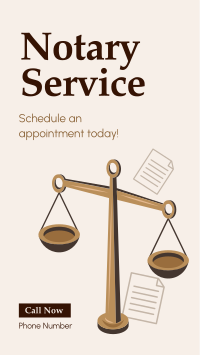 Professional Notary Services Instagram Story