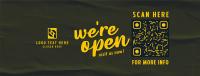 Quirky Open Now Facebook Cover Design