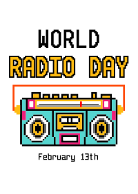 Radio 8 Bit Flyer