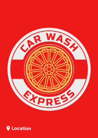 Express Carwash Poster