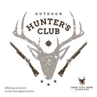 Join The Hunter's Club Instagram Post Design