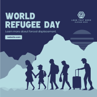Refugee Day Awareness Instagram Post Design