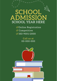 School Admission Year Flyer