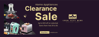 Appliance Clearance Sale Facebook Cover