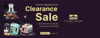 Appliance Clearance Sale Facebook Cover