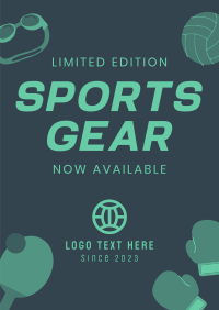 New Sports Gear Poster