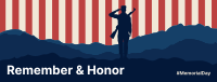 Memorial Day Salute Facebook Cover Image Preview