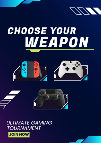 Choose your weapon Flyer