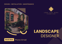 Landscape Designer Postcard