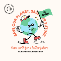 World Environment Day Mascot Linkedin Post