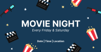 Fun Movie Night Facebook Ad