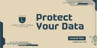 Protect Your Data Twitter Post