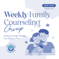 Weekly Family Counseling Instagram Post
