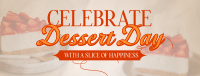 Dessert Day Cake Facebook Cover Image Preview